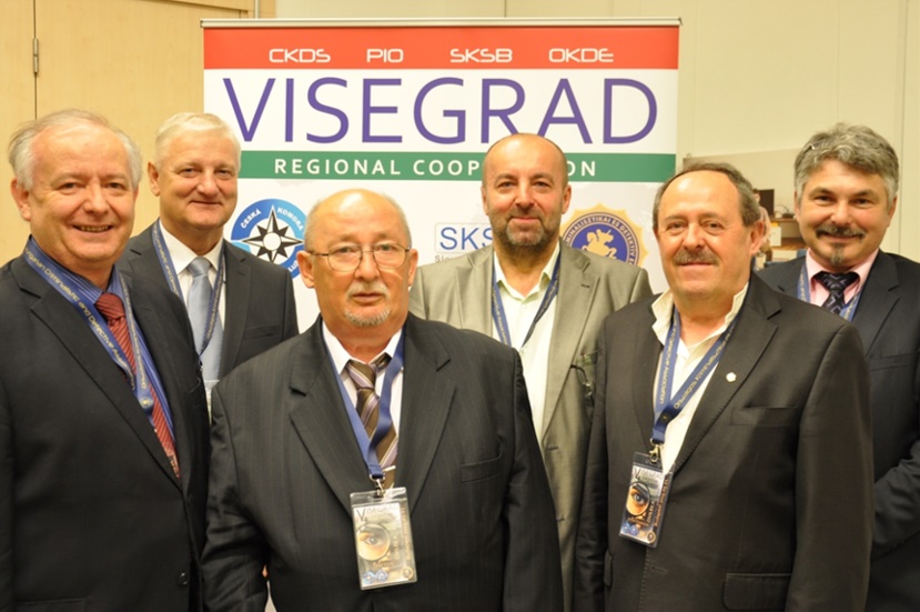 a Visegrádi V4 Detektívek Együttműködés delegációi